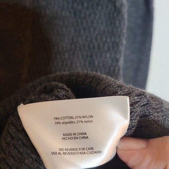 Eddie Bauer soft grey knit breathable 1/2 zip pullover sweater NWT sz XXL NWT - Picture 6 of 10